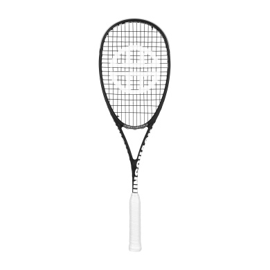 UNSQUASHABLE Rakieta do squasha Tour-Tec 125 Edycja Limitowana (125g/z przewagą w rękojeści) 2024 czarna - naciągnięta -